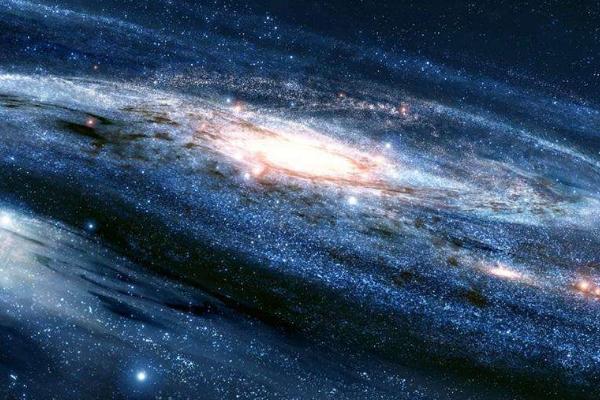 宇宙的起源和演化过程，由普通物质、电磁辐射暗物质和暗能量组成